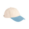 MOD. B673:Natural, 100% cotton, Vintage Light Blue, One Size